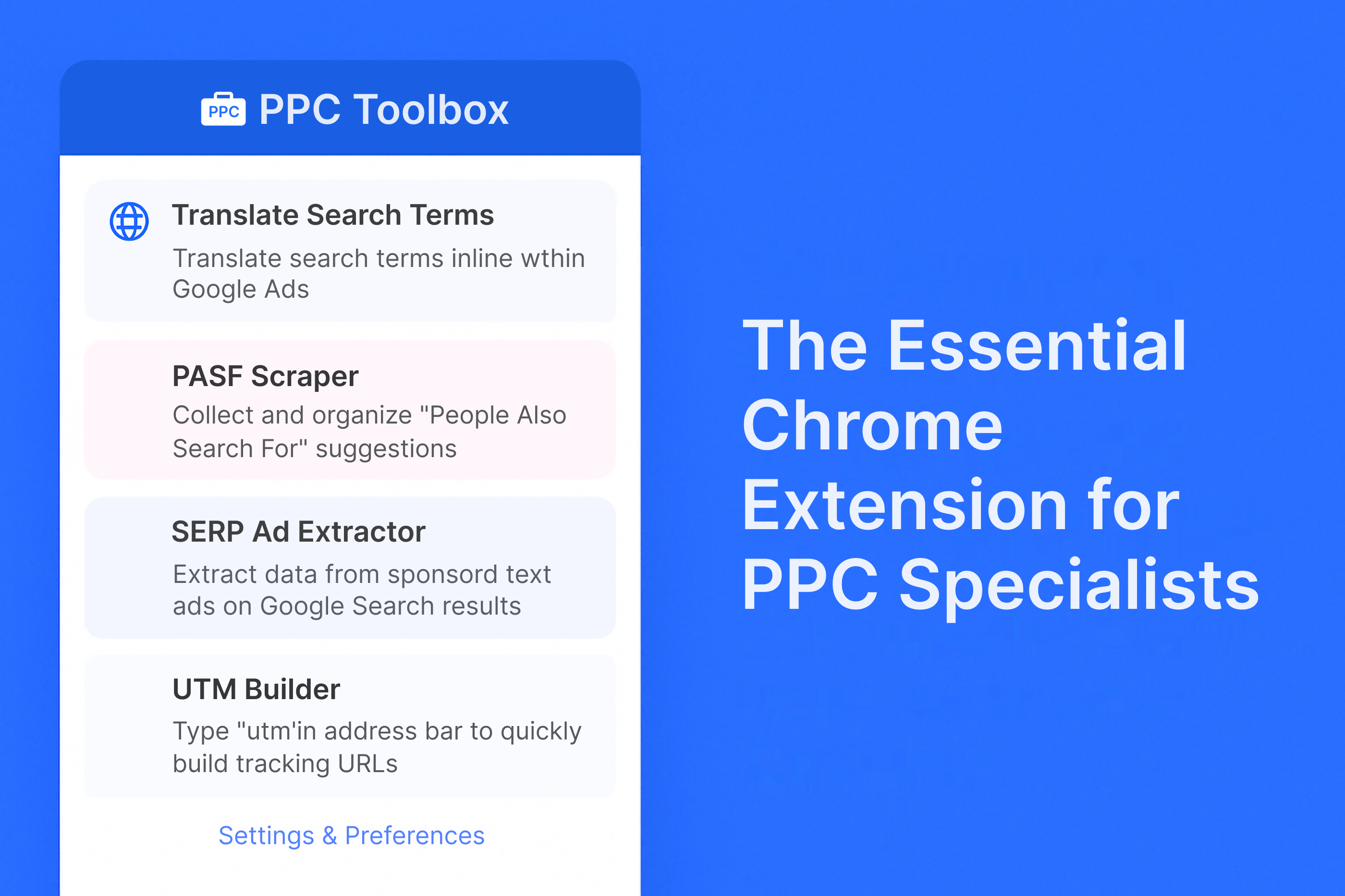 PPC Toolbox Overview